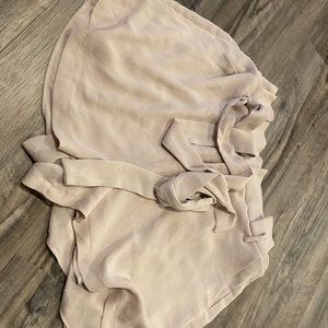 Lush paper bag waist shorts - XL